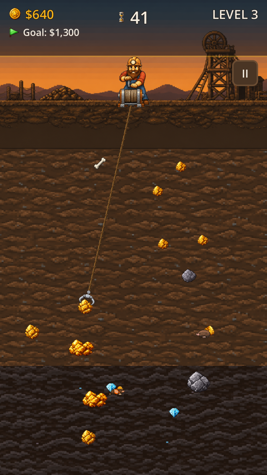 Gold Miner: Hook & Strike screenshot