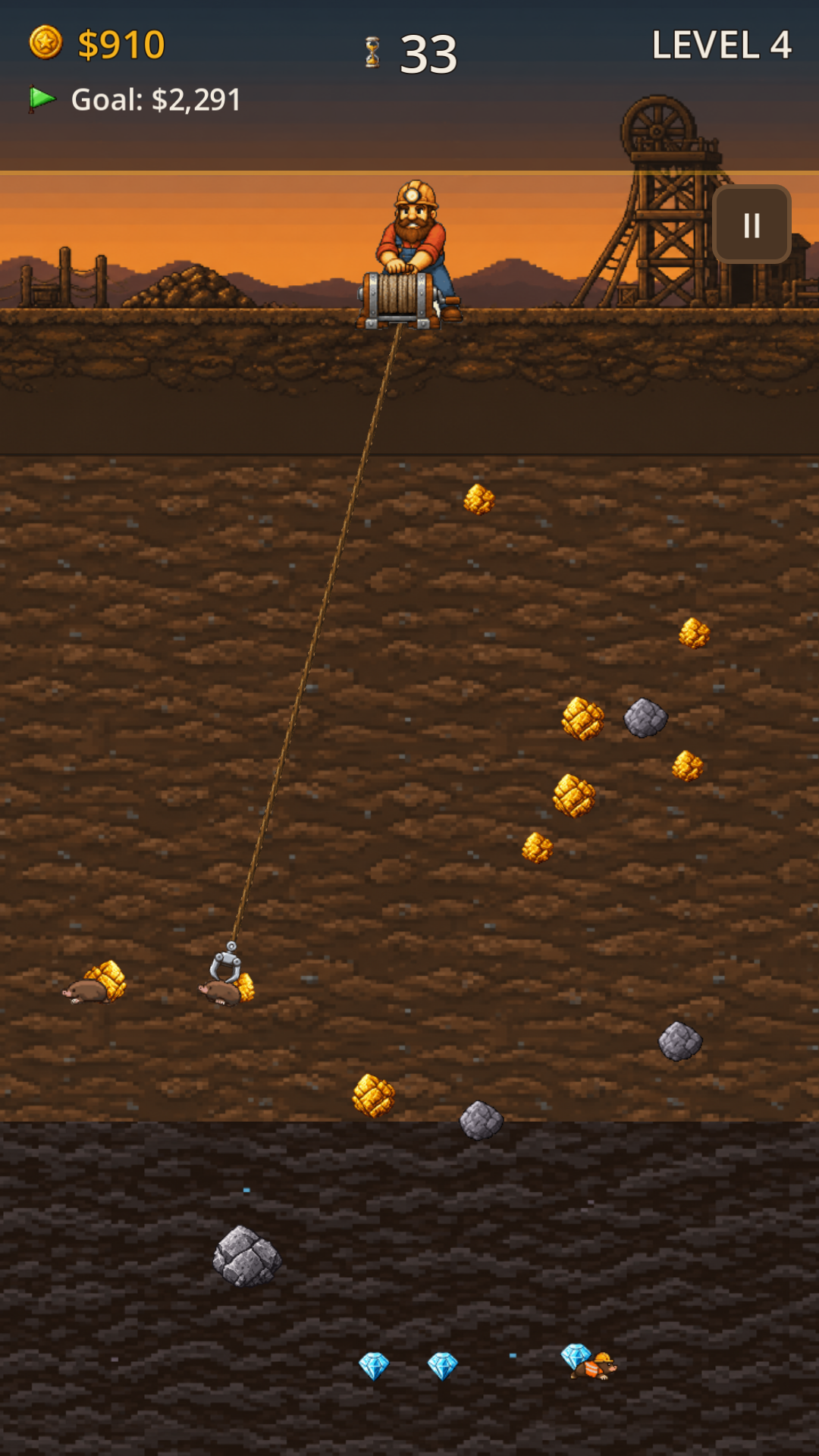 Gold Miner: Hook & Strike screenshot