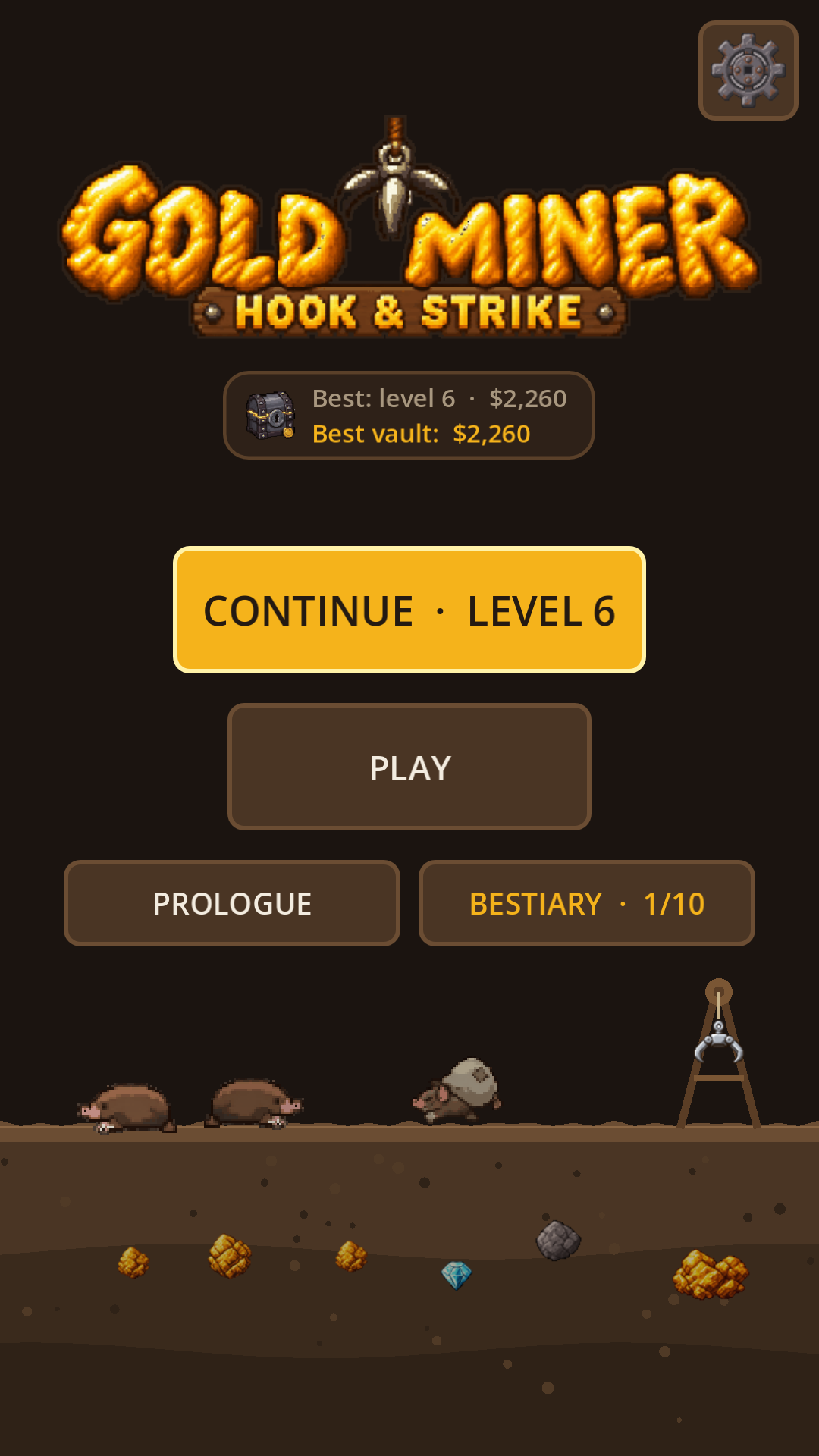 Gold Miner: Hook & Strike screenshot